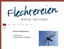 Tablet Screenshot of flechtereien.de